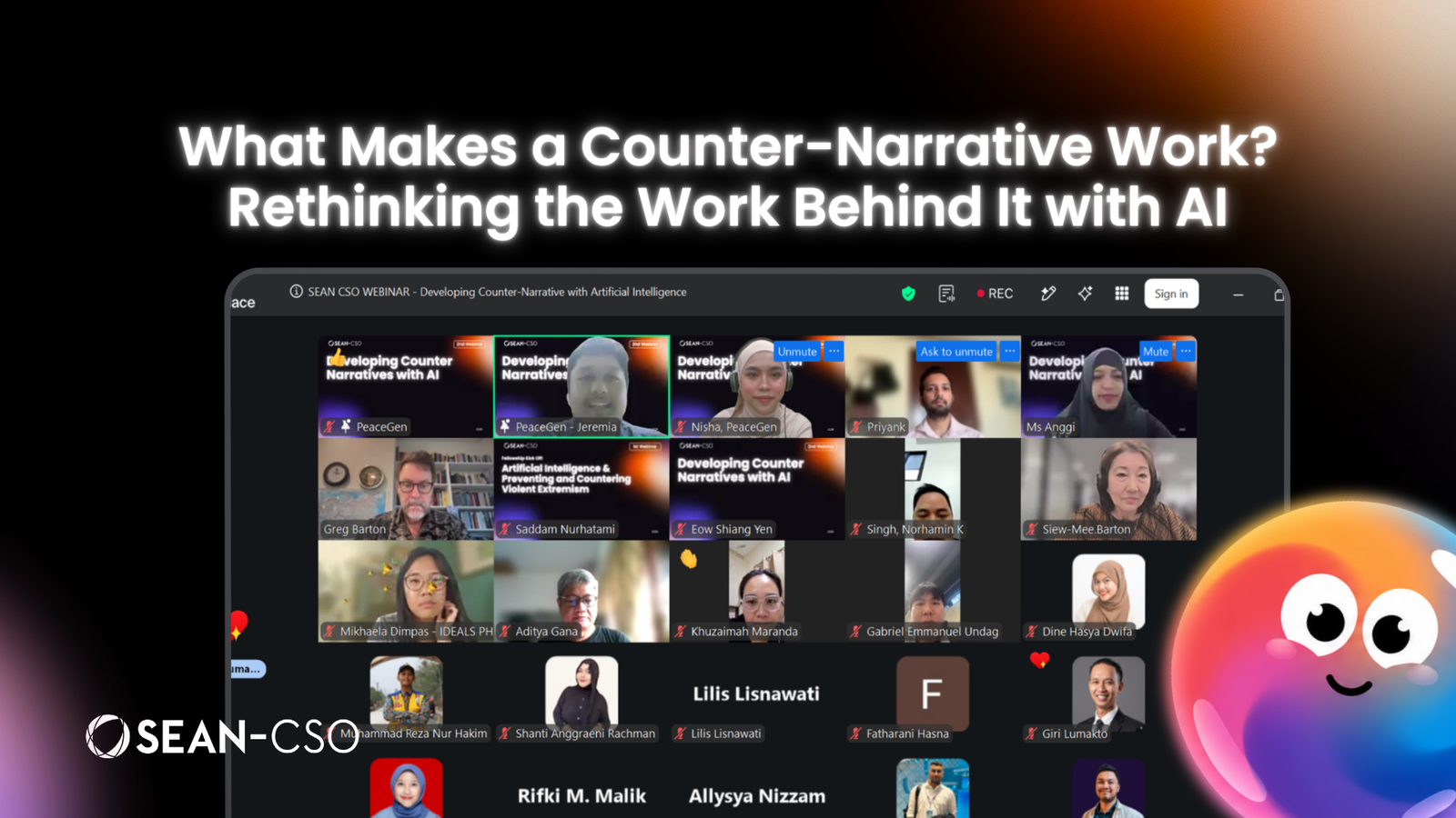 [SEAN-CSO 2026 WEBINAR] What Makes a Counter-Narrative Work? Rethinking the Work Behind It with AI